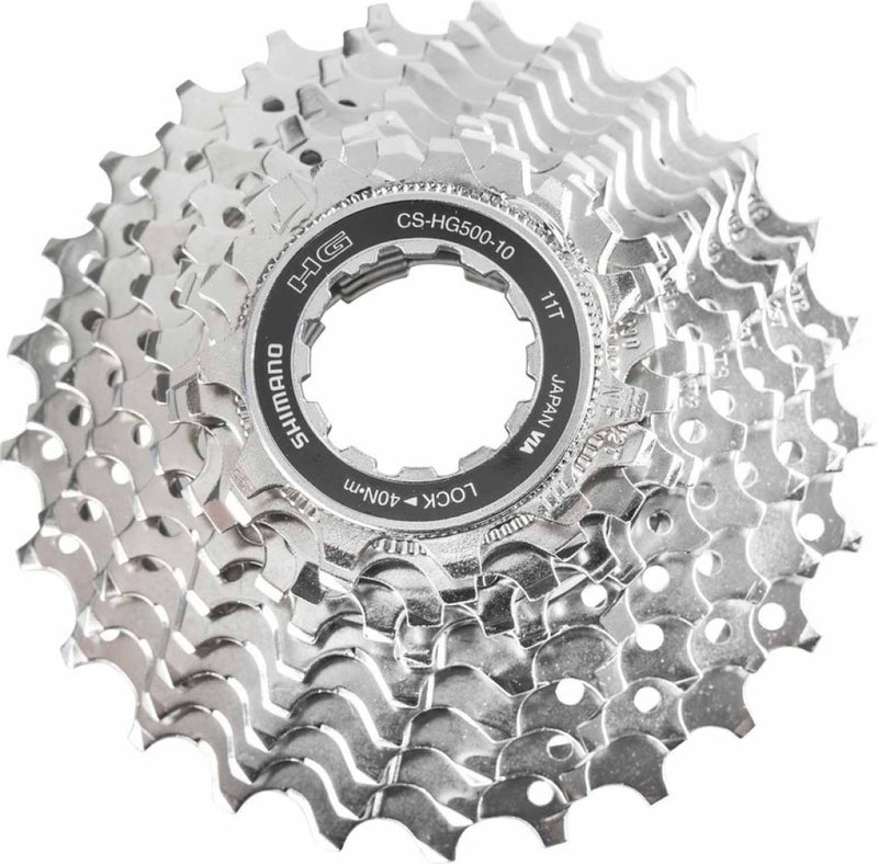 SHIMANO Unisex's HG500 Cassette  Silver  11-25